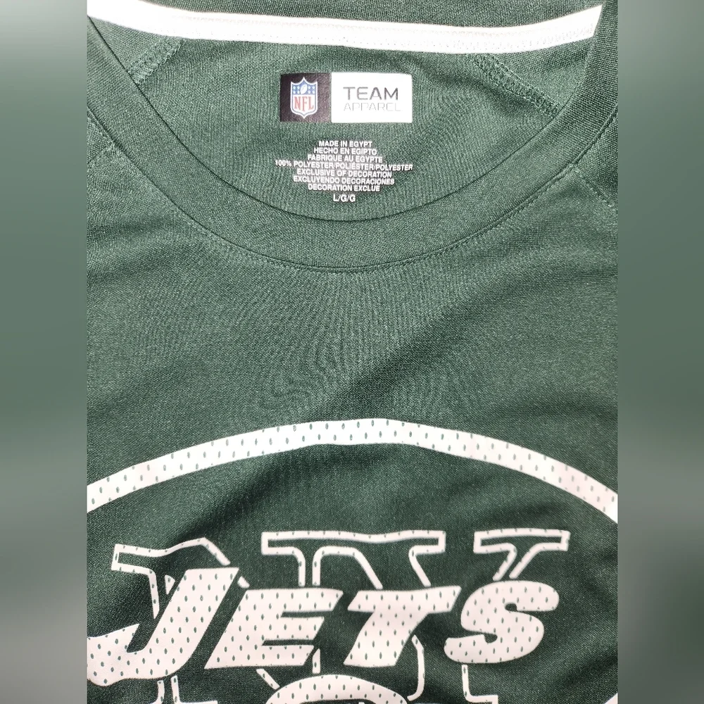 New York Jets Long Sleeve Shirt Green/White
